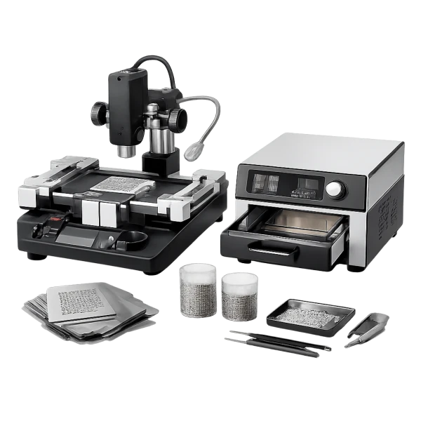 BGA Reballing -asemat