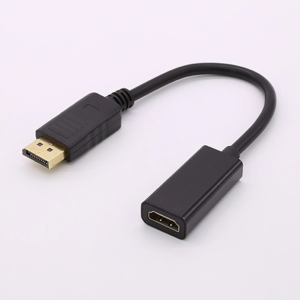 DisplayPort-uros HDMI-naaras -sovitin audiovisuaaliseen liitäntään