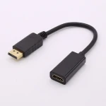 DisplayPort-uros HDMI-naaras -sovitin audiovisuaaliseen liitäntään