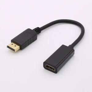 DisplayPort-uros HDMI-naaras -sovitin audiovisuaaliseen liitäntään