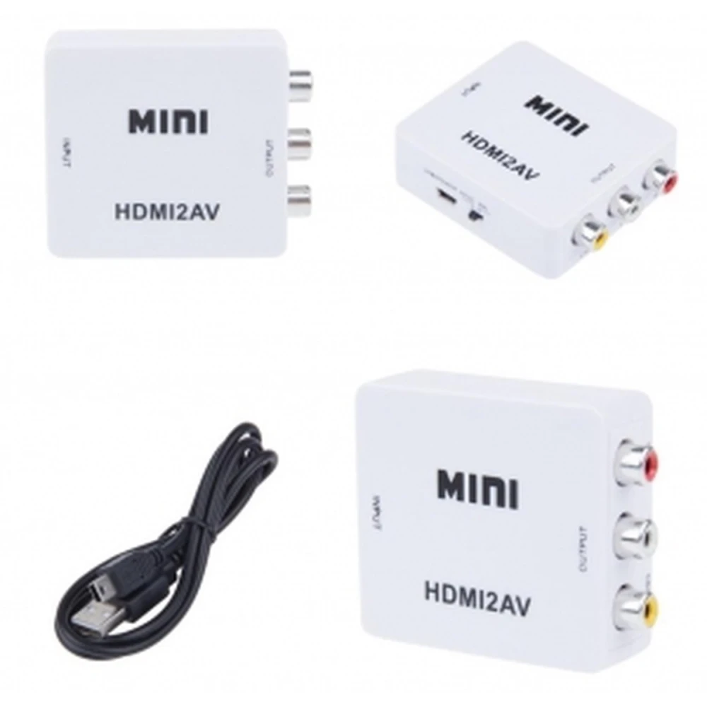 HDMI-RCA-adapteri – HDMI AV-muunnin NTSC/PAL Satkit