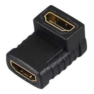 HDMI-naaras HDMI-naara 90° kulma-adapteri ahtaisiin ja turvallisiin liitäntöihin