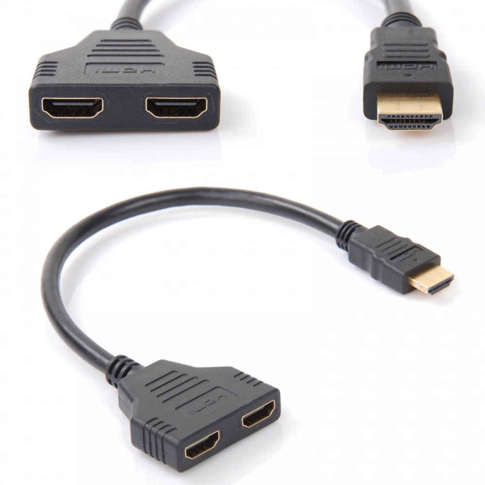 HDMI uros - 2 HDMI naaras -jakaja satkit