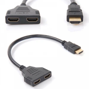 HDMI uros - 2 HDMI naaras -jakaja satkit