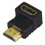 HDMI uros–naaras 90° adapteri kompakteihin liitäntöihin