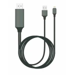 Lightning-HDMI-adapteri iPhonelle - yhteensopiva Apple HDTV -kaapeli iOS