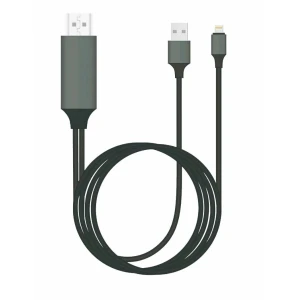 Lightning-HDMI-adapteri iPhonelle - yhteensopiva Apple HDTV -kaapeli iOS