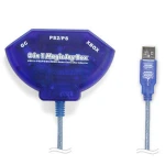 PS2 Xbox GameCube -ohjainadapteri PC USB:lle 3in1 Magic Joy Box