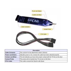 Spear-adapteri 360 Xtractorille: pura Liteon keys ilman juottamista