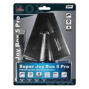 Super Joybox 5 Pro PS2-PC-adapteri 4 padille, Windows-yhteensopiva