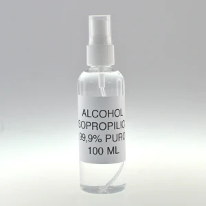 Isopropyylialkoholi 100 ml suihkepullossa puhdistukseen ja desinfiointiin