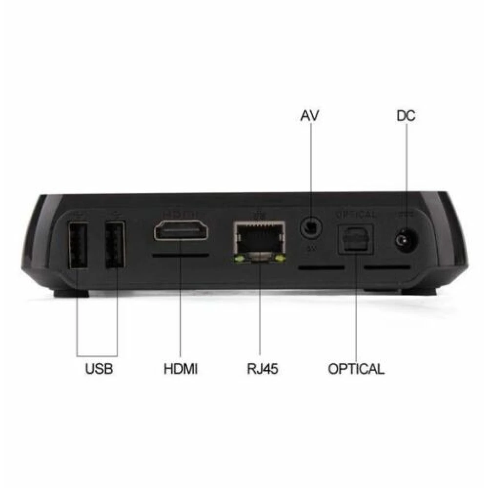 Android TV Box 4K M8S - Smart TV-boksi Android 4.4 Kit Kat 2G/8G