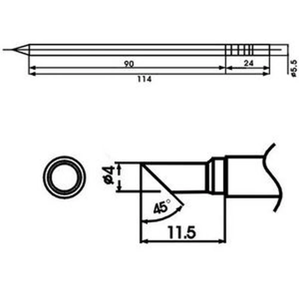 Aoyue LF-4C juotoskärki vastuksella juotosasemiin