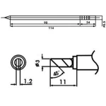 Aoyue LF-KU juotoskärki vastuksella juotosasemille