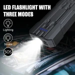 8000mAh auton käynnistysapu Jumpstarter S301, kompakti ja turvallinen LED SOS -valolla