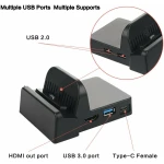 Kannettava telakka Nintendo Switchille - kompakti HDMI USB mini dock