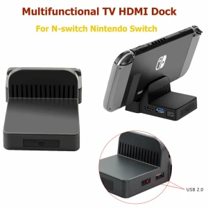 Kannettava telakka Nintendo Switchille - kompakti HDMI USB mini dock