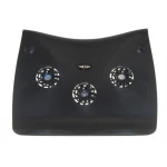 Kannettava jäähdytysalusta USB-hubilla 4 porttia Mod-500 Satkit