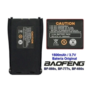 Baofeng BF-888S yhteensopiva akku 1500mAh 3,7V walkie talkie -radioihin