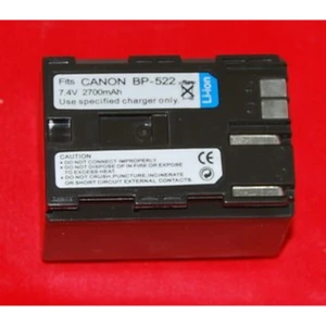 Canon BP-522 yhteensopiva akku 7,4V 2700mAh Canon-kameroihin