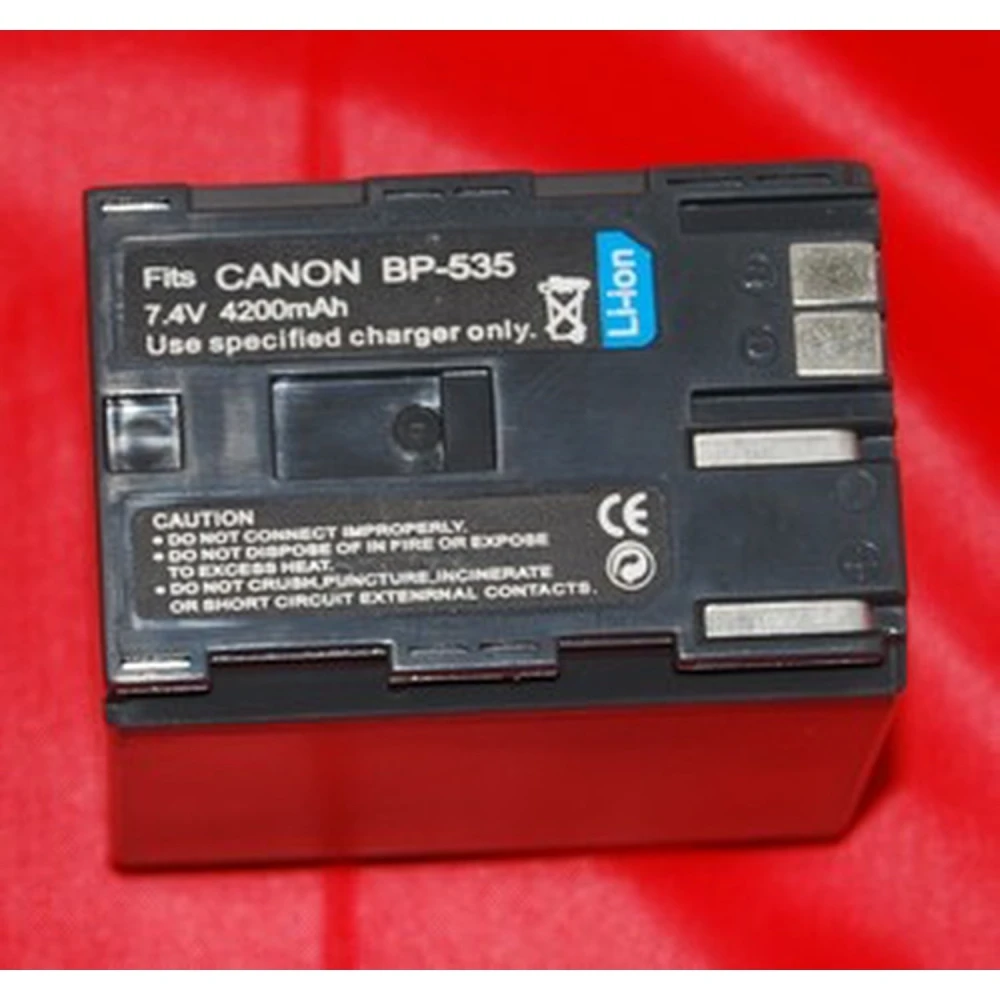 Canon BP-535 -yhteensopiva akku Canon-videokameroihin