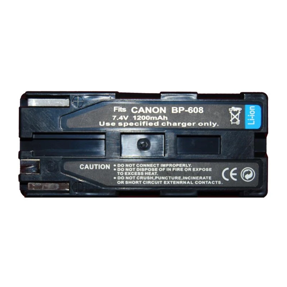Canon BP-608 -yhteensopiva akku Canon-videokameroihin