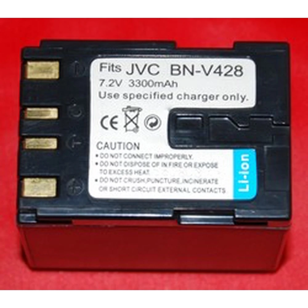 JVC BN-V428 -yhteensopiva akku 7.2V 3300mAh JVC-kameroihin