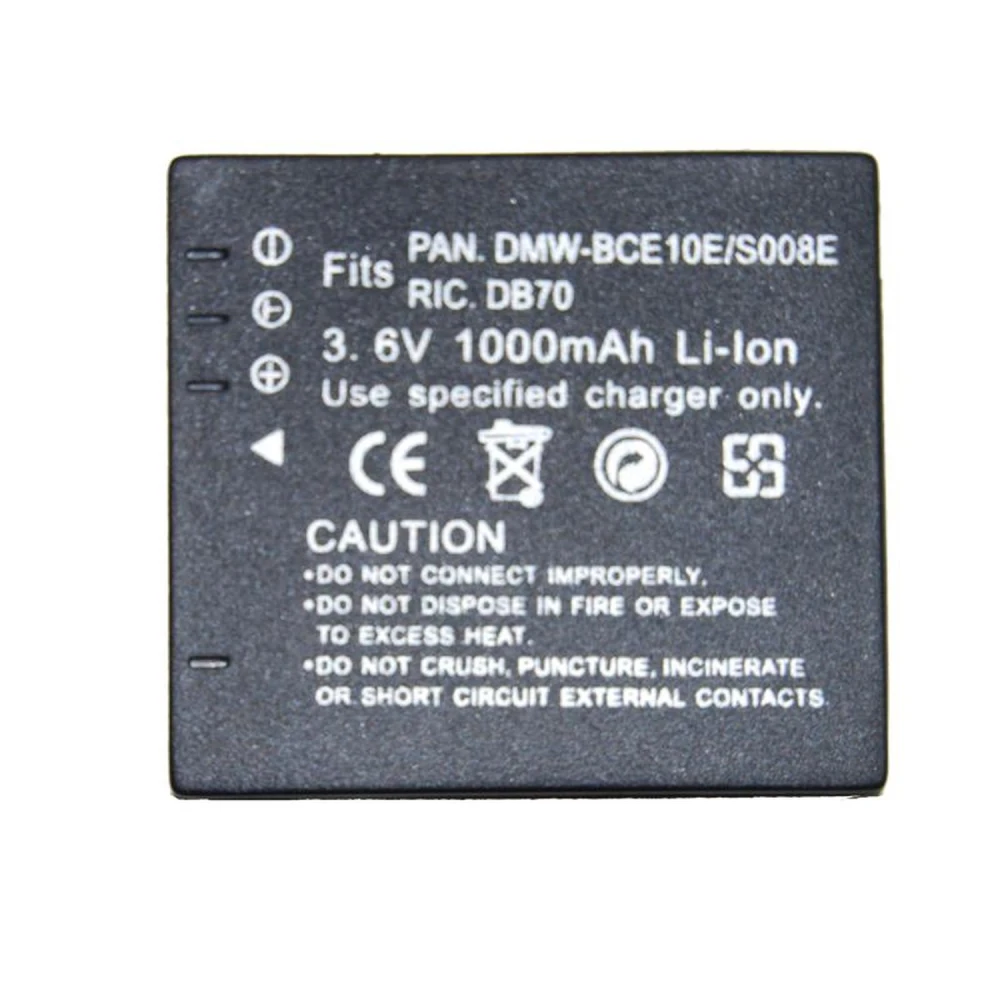 Panasonic CGA-008E/BCE10E yhteensopiva akku Panasonic-digikameroihin