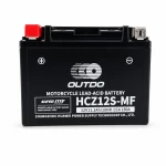 Moottoripyörän akku AGM 12V 11.2Ah OUTDO HCZ12S-MF - Yhteensopiva Yuasa YTZ12S(-BS) / GTZ12S / ETZ12S