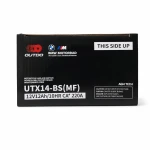 Moottoripyörän akku AGM 12V 12Ah OUTDO UTX14-BS(MF) - Yhteensopiva Yuasa YTX14-BS / GTX14-BS / ETX14-BS