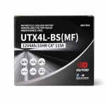 Moottoripyörän akku AGM 12V 4Ah OUTDO UTX4L-BS(MF) - Yhteensopiva Yuasa YTX4L-BS / GTX4L-BS / ETX4L-BS
