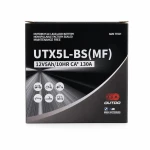 Moottoripyörän akku AGM 12V 5Ah OUTDO UTX5L-BS(MF) - Yhteensopiva Yuasa YTX5L-BS / GTX5L-BS / ETX5L-BS