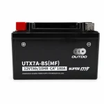 Moottoripyörän akku AGM 12V 7Ah OUTDO UTX7A-BS(MF) - Yhteensopiva Yuasa YTX7A-BS / GTX7A-BS / ETX7A-BS