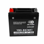Moottoripyörän akku AGM 12V 9Ah OUTDO YB9-BS(MF) - Yhteensopiva Yuasa YB9-B / GS GM9Z-3B-1 / GS YB9-B / 12N9-4B-1 (flooded)