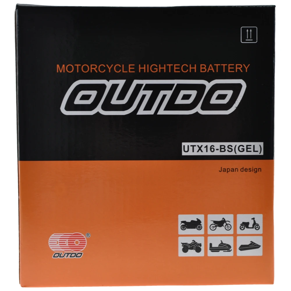 Bateria Moto YTX16-BS Gel bateria de gel para motocicletas de alto rendimiento
