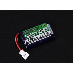 JD-385-akku Turnigy Nano-Tech 260mAh 1S 3.7V JXD-dronelle
