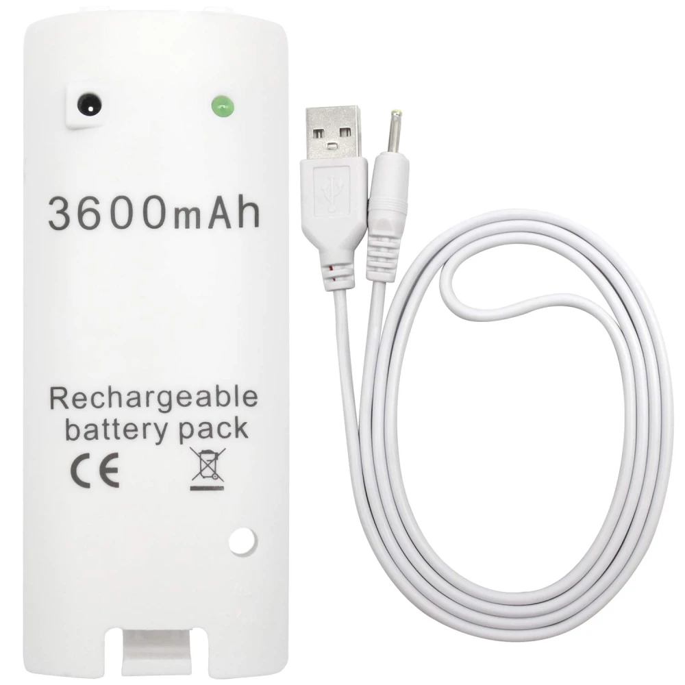3600mAh ladattava akku Wii-ohjaimiin – tehoa ja kestävyyttä