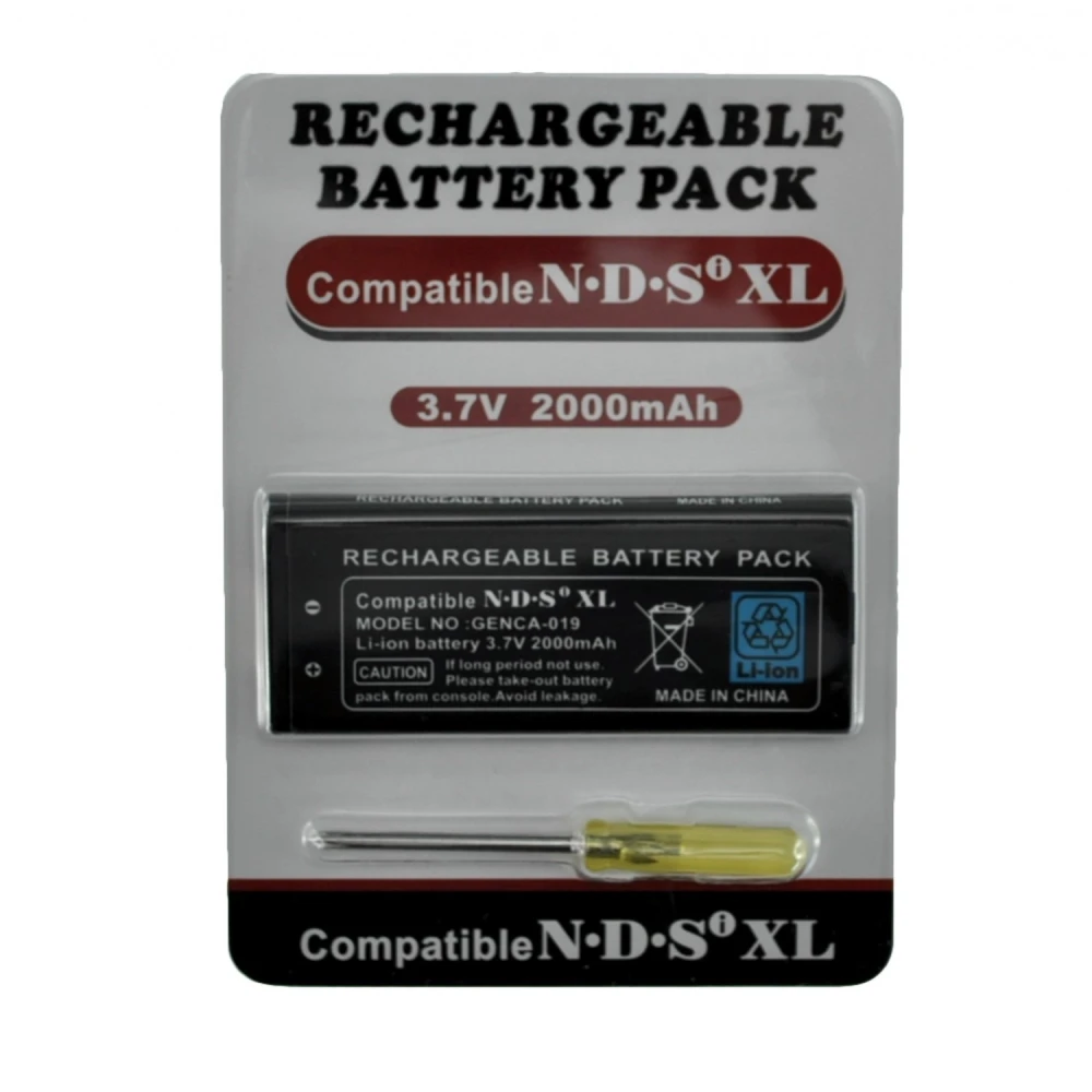 NDSI XL -litiumioniakku 3,7V 2000mAh Nintendo DSi XL:lle
