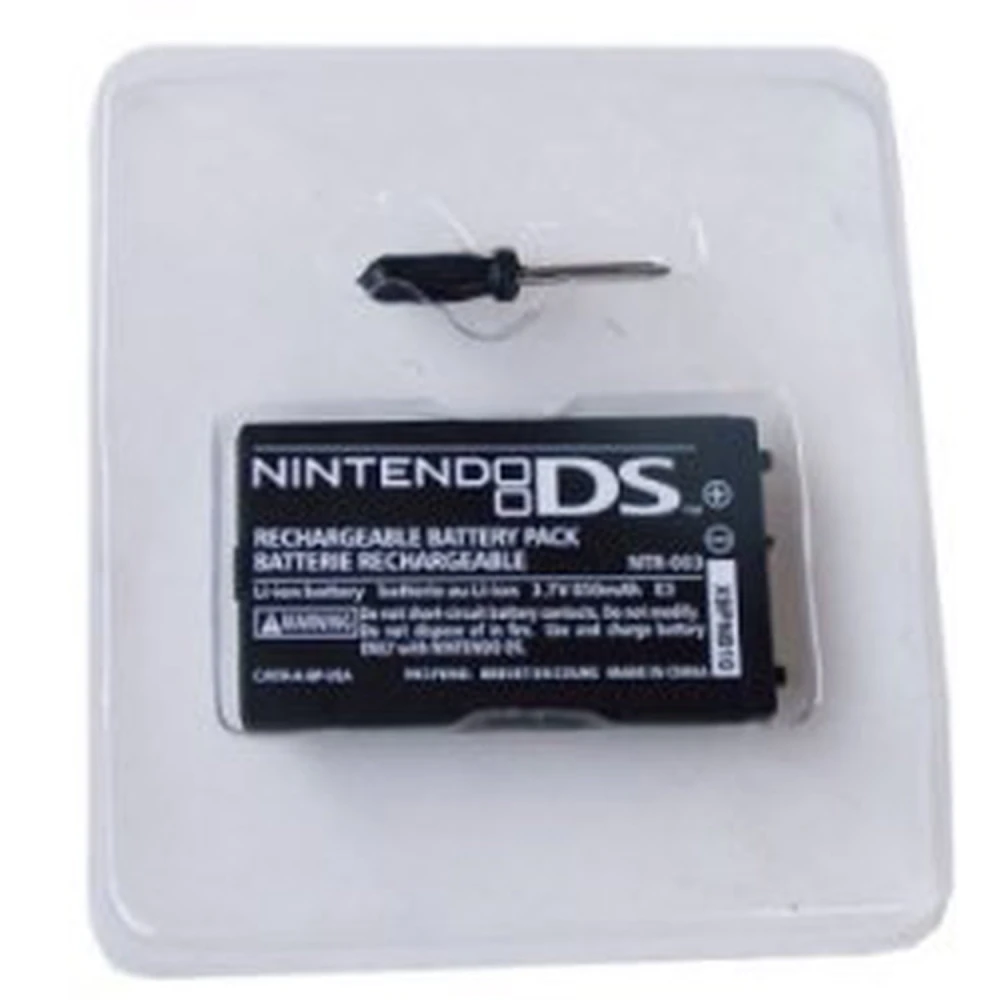 NDS ladattava litiumioniakku 3.7V 850mah Nintendo DS:lle