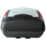 46 litran yleismallinen hopea moottoripyörän takalaukku lukolla