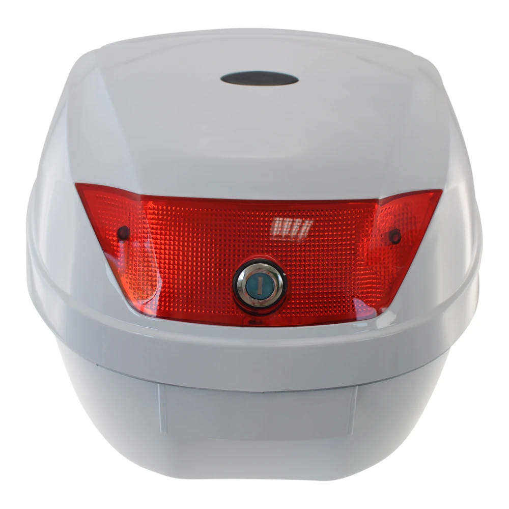 Yleismallinen 28L moottoripyörän takalaukku valkoinen