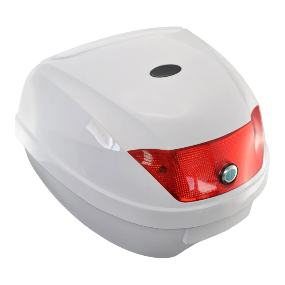 Yleismallinen 28L moottoripyörän takalaukku valkoinen