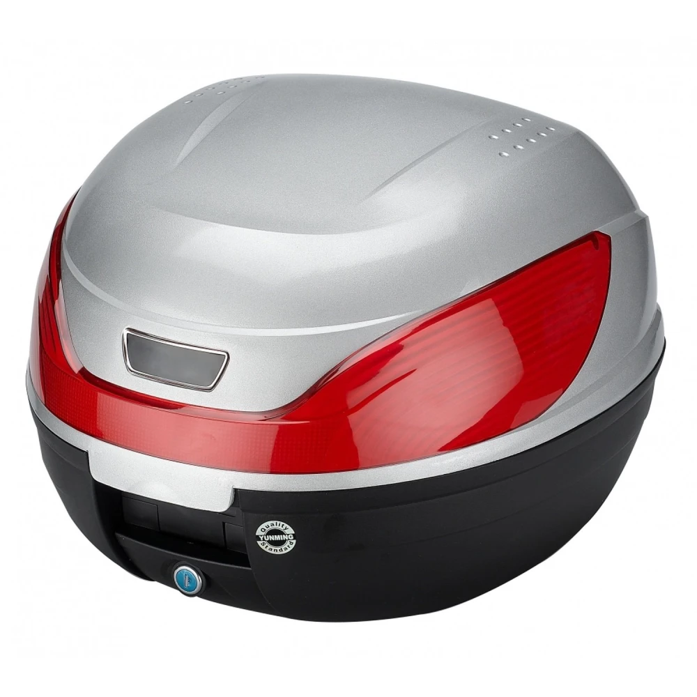 Yleismallinen moottoripyörän takalaukku 32L - lukolla ja kypärätelineellä