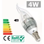 LED-lamppu E14 4W 3300K lämmin valo tehokkaaseen ja luonnolliseen valaistukseen