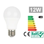 LED-lamppu E27 12W 6500K - kirkas valkoinen valo