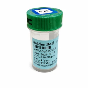 Juotospallot ilman lyijyä 0,25mm 250.000 kpl BGA-reballing