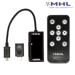 MHL-HDMI-sovitinjohto kaukosäätimellä Galaxy S2, S3, S4, S5, Note 2 ja HTC One