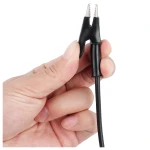 Cable de prueba con pinzas de cocodrilo para laboratorio de física