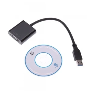 satkit USB 3.0 - VGA -muunninkaapeli näytölle 1080p - satkit
