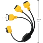 Adaptador splitter OBD2 para coches de 50 cm de longitud Autool